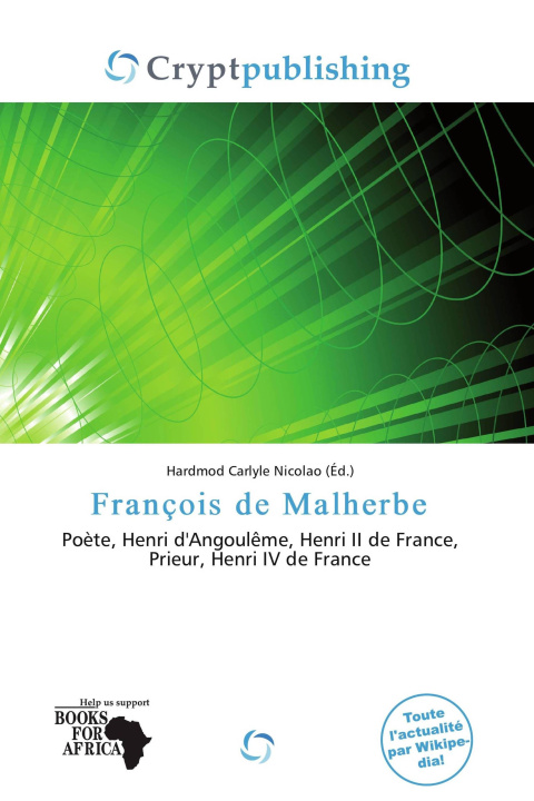 Книга François de Malherbe 