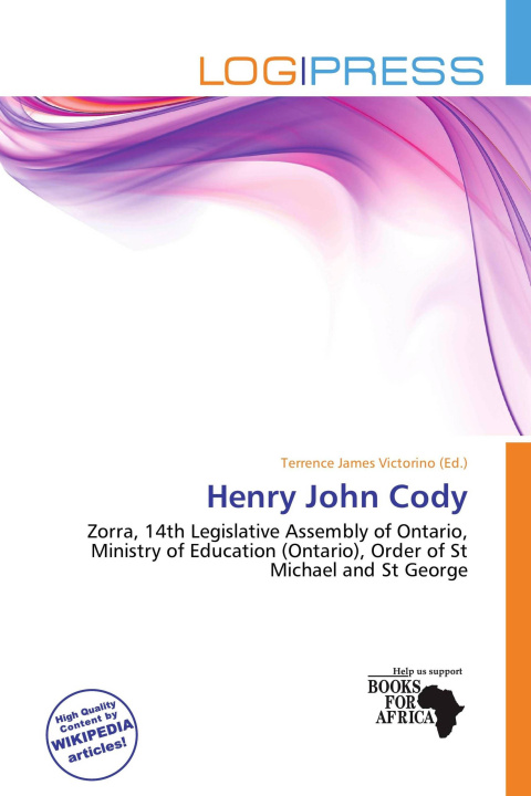 Książka Henry John Cody 
