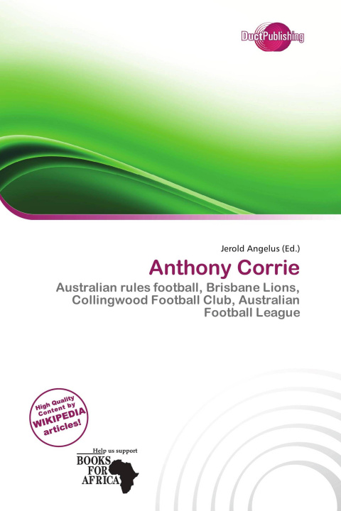 Book Anthony Corrie 