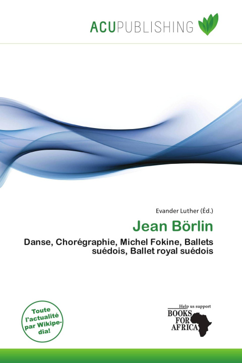 Libro Jean Börlin 