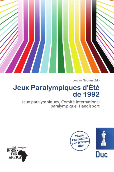 Kniha Jeux Paralympiques d'Été de 1992 