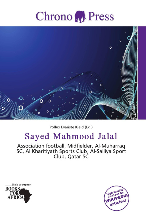 Książka Sayed Mahmood Jalal 
