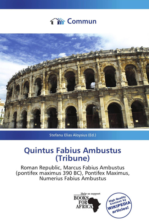 Kniha Quintus Fabius Ambustus (Tribune) 
