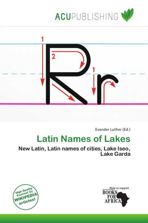 Carte Latin Names of Lakes 