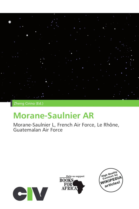 Книга Morane-Saulnier AR 