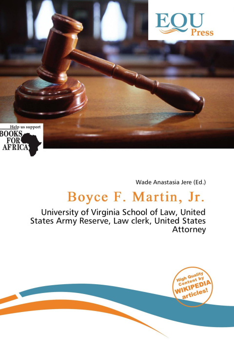 Kniha Boyce F. Martin, Jr. 