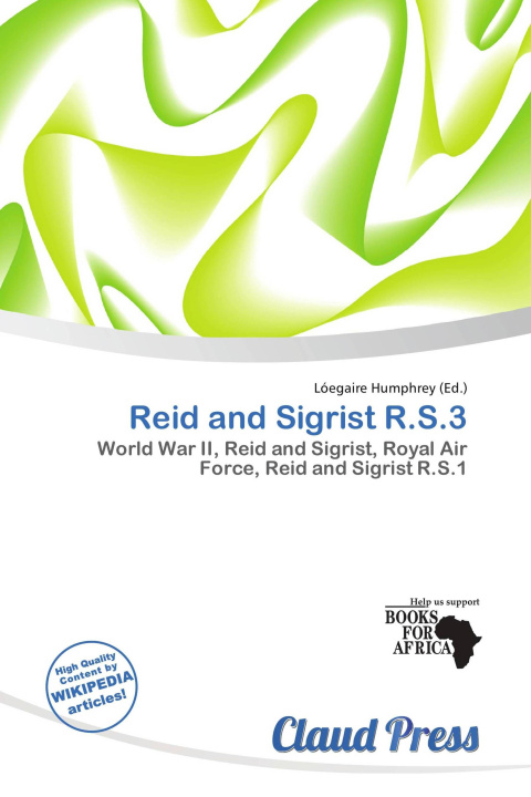 Książka Reid and Sigrist R.S.3 