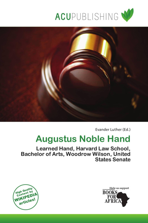 Könyv Augustus Noble Hand 