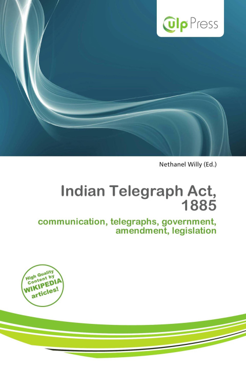 Książka Indian Telegraph Act, 1885 