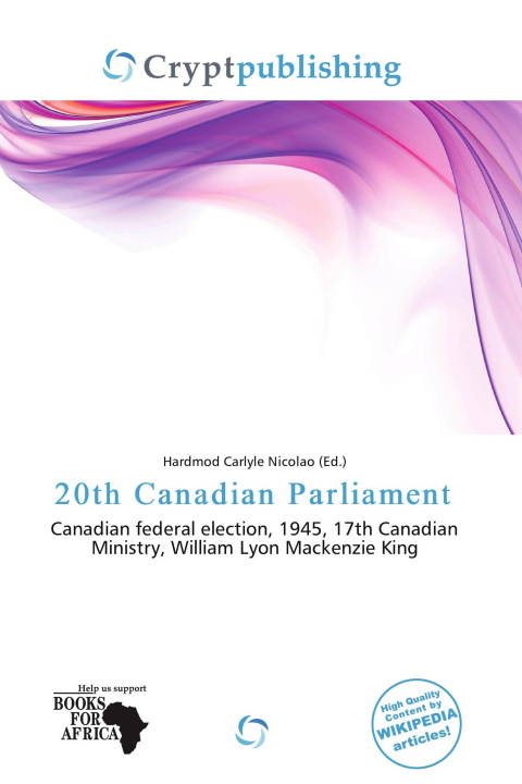 Knjiga 20th Canadian Parliament 