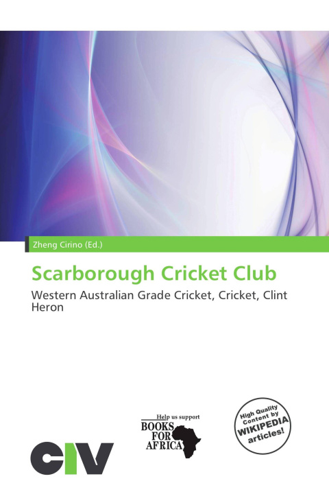Livro Scarborough Cricket Club 