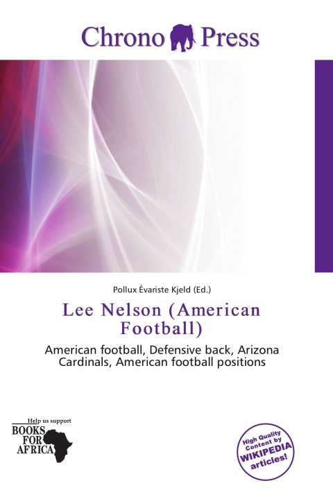 Livro Lee Nelson (American Football) 
