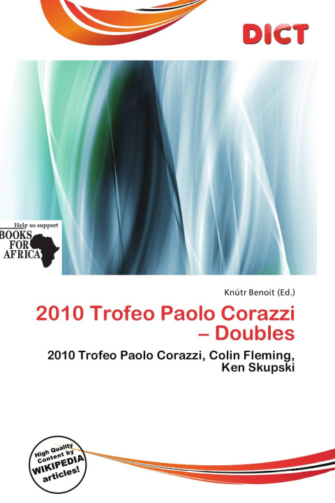 Knjiga 2010 Trofeo Paolo Corazzi - Doubles 