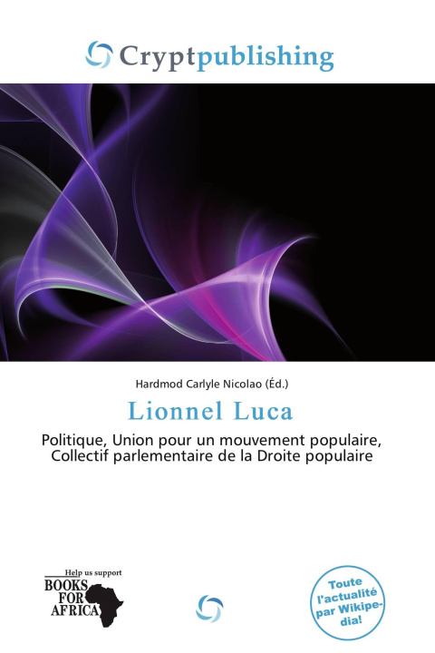 Libro Lionnel Luca 