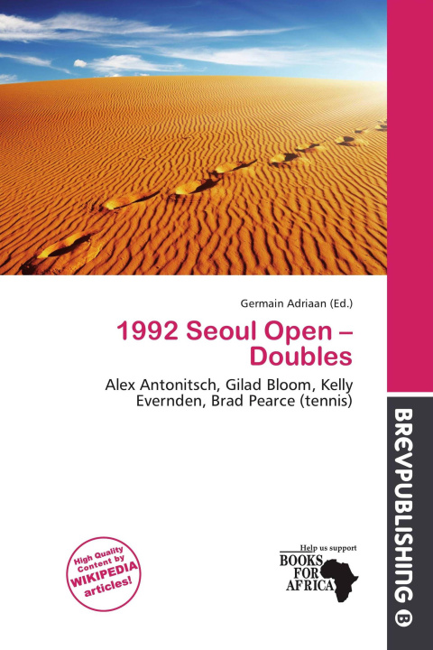 Книга 1992 Seoul Open - Doubles 