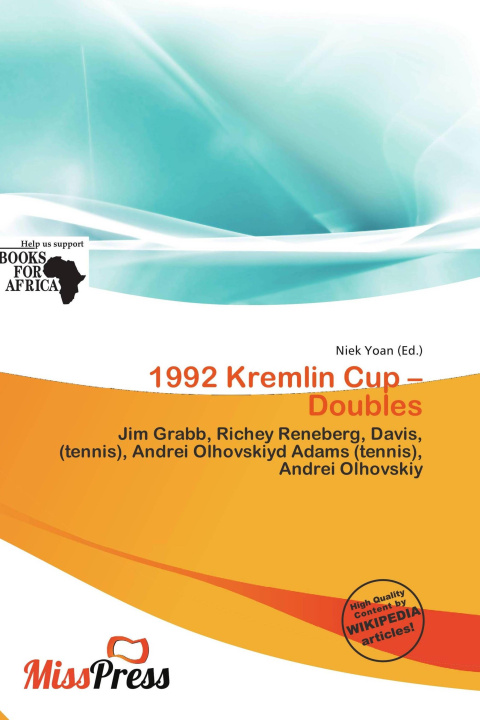 Книга 1992 Kremlin Cup - Doubles 