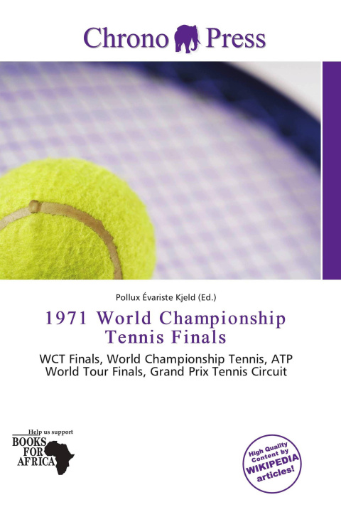Libro 1971 World Championship Tennis Finals 