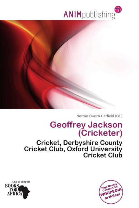 Könyv Geoffrey Jackson (Cricketer) 