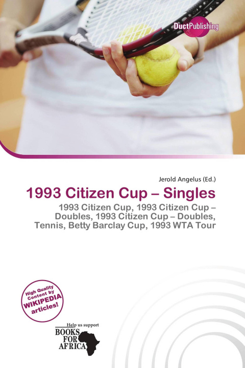 Книга 1993 Citizen Cup - Singles 