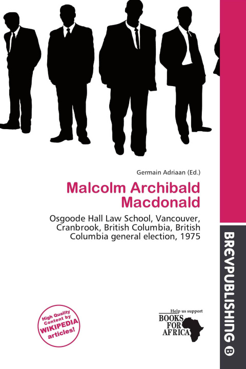 Книга Malcolm Archibald Macdonald 
