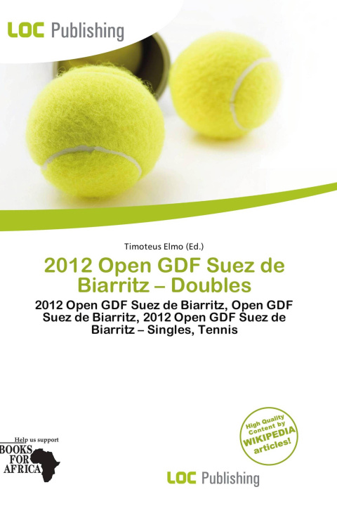 Carte 2012 Open GDF Suez de Biarritz - Doubles 