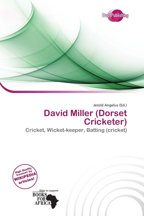 Knjiga David Miller (Dorset Cricketer) 