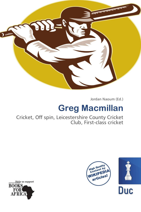 Book Greg Macmillan 