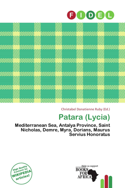 Carte Patara (Lycia) 