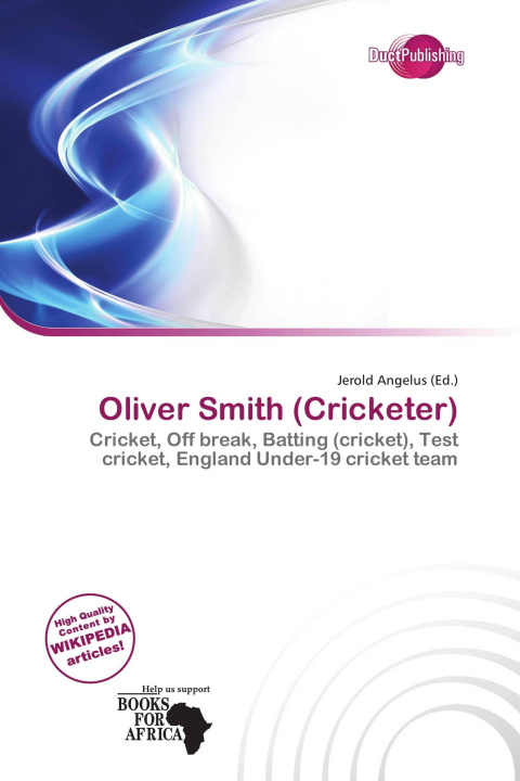 Knjiga Oliver Smith (Cricketer) 