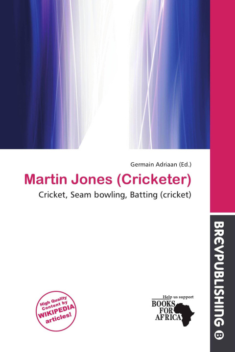 Книга Martin Jones (Cricketer) 