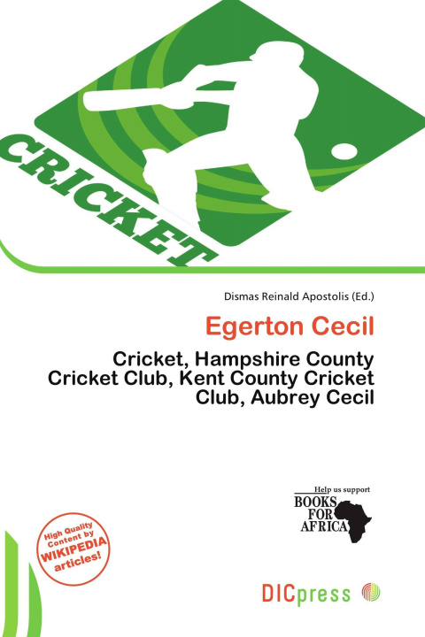 Книга Egerton Cecil 