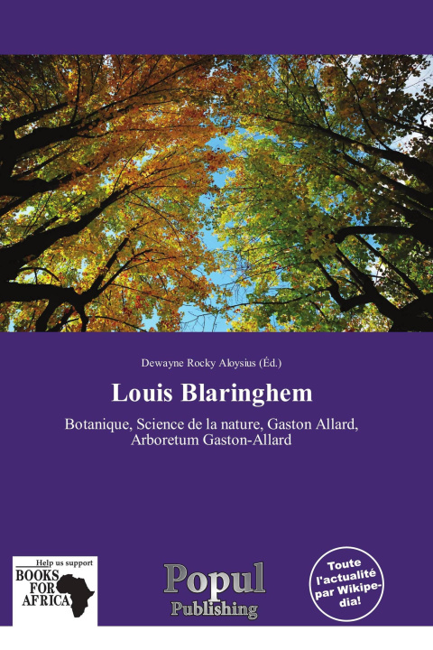 Carte Louis Blaringhem 