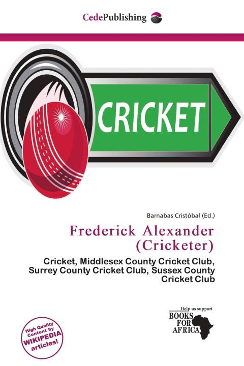Kniha Frederick Alexander (Cricketer) 
