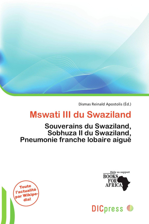 Carte Mswati III du Swaziland 