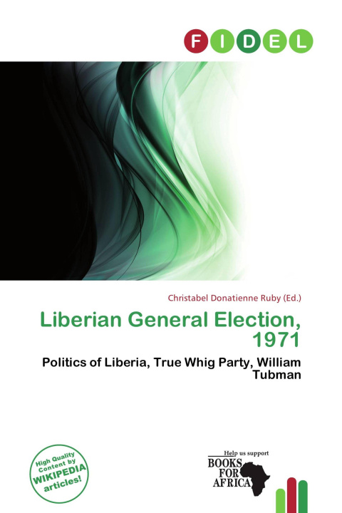 Livro Liberian General Election, 1971 