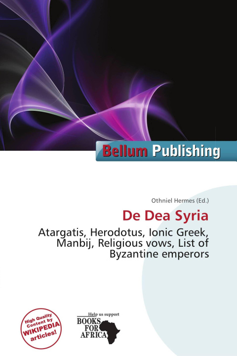 Libro De Dea Syria 