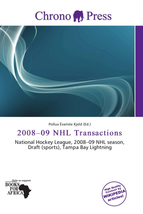 Könyv 2008-09 NHL Transactions 