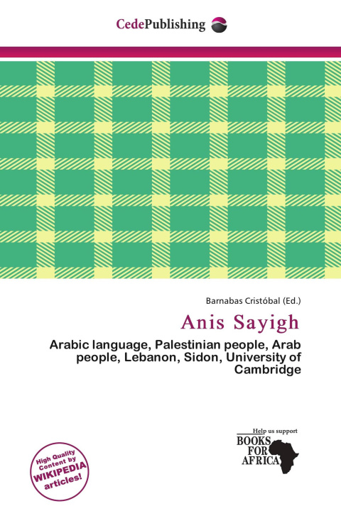 Carte Anis Sayigh 