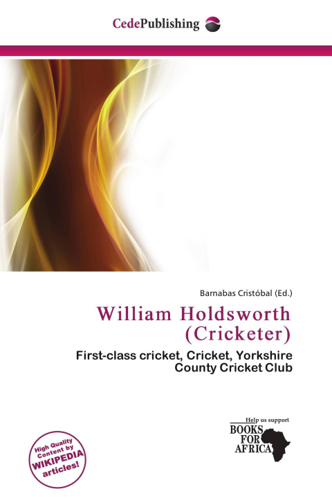 Buch William Holdsworth (Cricketer) 