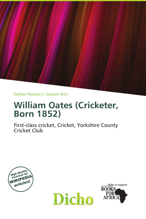 Książka William Oates (Cricketer, Born 1852) 