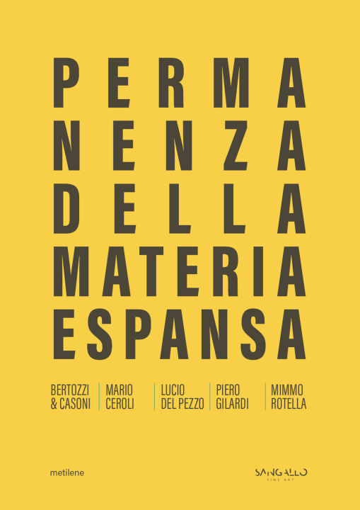 Boek Permanenza della materia espansa 