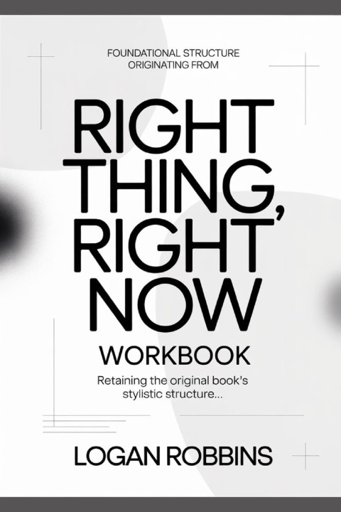 Buch Foundational Structure Originating from Right Thing Right Now Logan Robbins