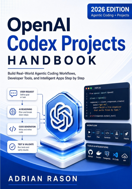 Książka OpenAI Codex Projects Handbook Adrian Rason