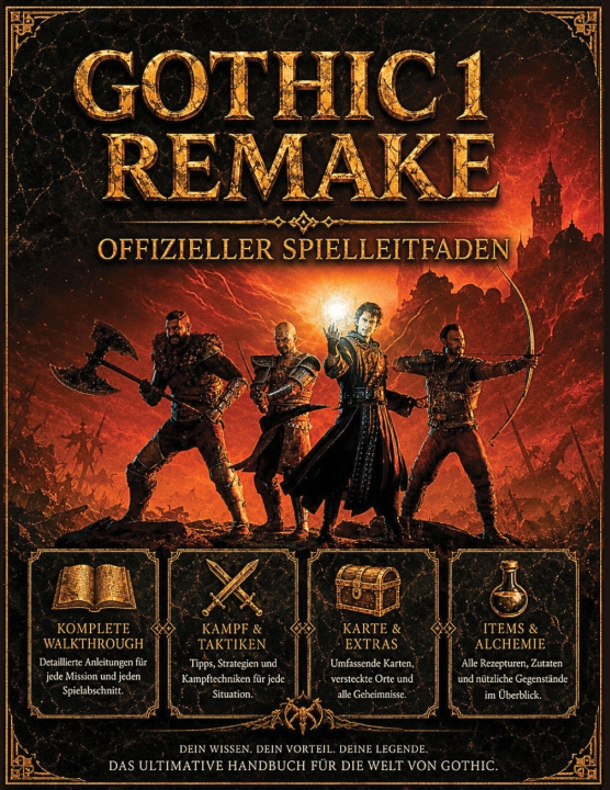 Kniha GOTHIC 1 REMAKE OFFIZIELLER SPIELLEITFADEN Quintessence Publications