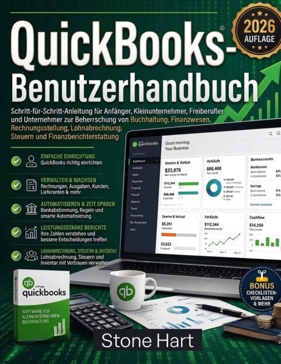 Книга QuickBooks-Benutzerhandbuch Stone hart