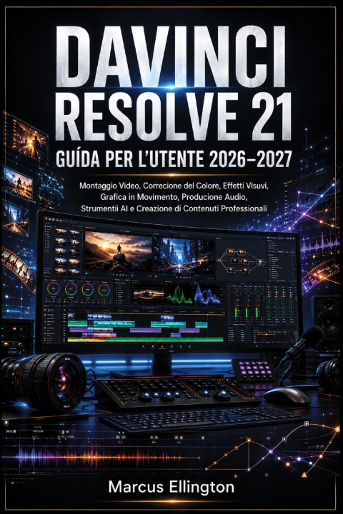 Livro DAVINCI RESOLVE 21 GUIDA PER L'UTENTE 2026-2027 Marcus Ellington