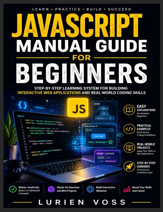 Boek JAVASCRIPT MANUAL GUIDE FOR BEGINNERS LURIEN VOSS