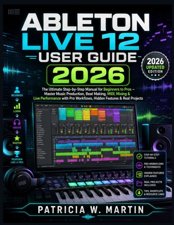 Книга Ableton Live 12 User Guide 2026 Patricia W. Martin