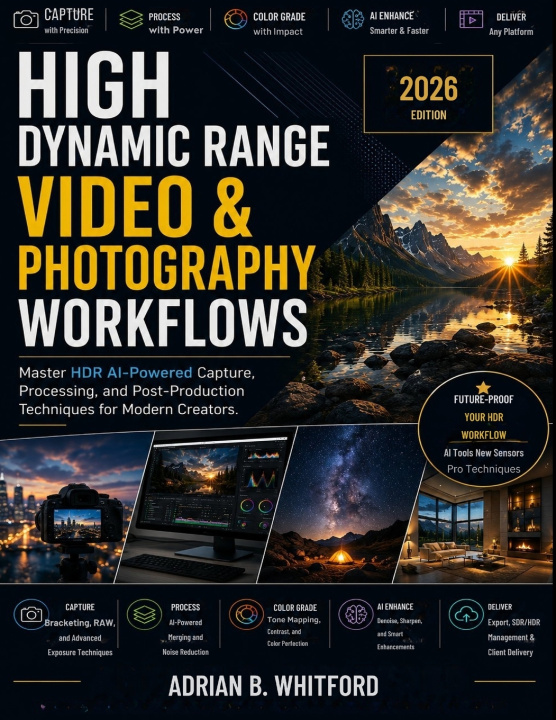 Könyv High Dynamic Range Video & Photography Workflows 2026 Edition Adrian B. Whitford