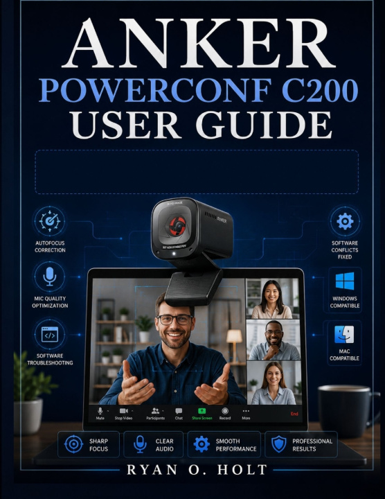 Carte ANKER POWERCONF C200 USER GUIDE RYAN O. HOLT